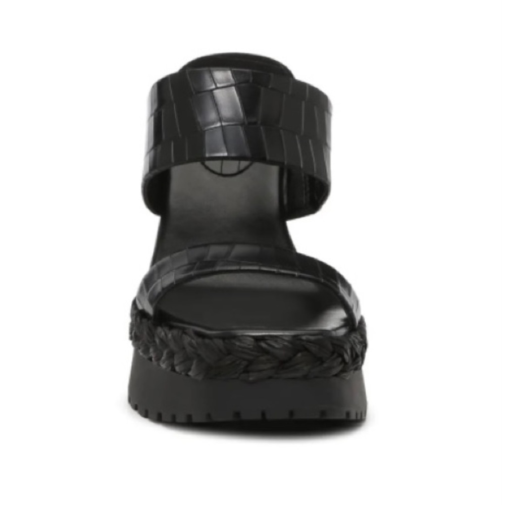 JLO Black Caleda Wedge Sandals - Picture 2 of 4